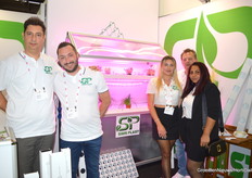 The team from SimPlast, gutters for Hydroponic systems.